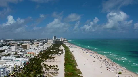 Miami Beach Drone Flying 2 Video stock 288227665
