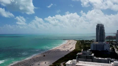 Miami Beach Drone Flying 4 Video stock 288227527