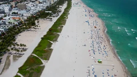 Miami Beach Drone Flying 8 Video stock 288227848