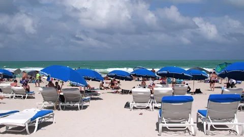 Miami Beach, Florida, USA Stock Footage 148341844