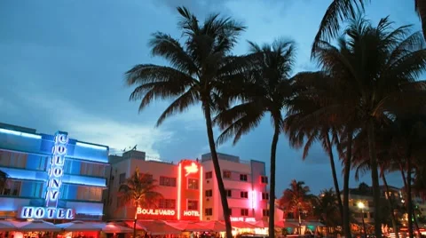 Miami Beach Stock Footage