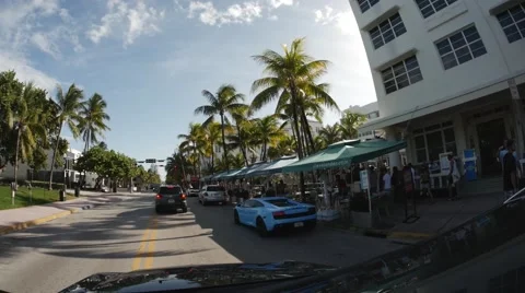 Miami Beach - GH4 4k Stock Footage 60982042
