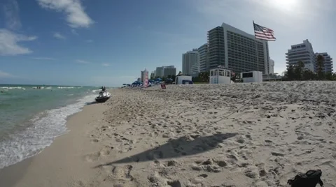 Miami Beach - GH4 4k Stock Footage 60982059