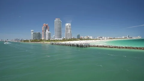 Miami Beach Harbour Stock Footage 117174559