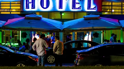 Miami Beach Hotel Stock Footage 33923671