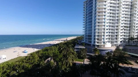 Miami beach Hotel 库存影片 79975482