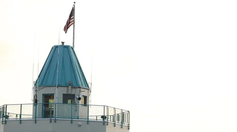 Miami Beach Marina control tower Stock Footage 39246719