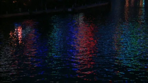 Miami beach at night. Stock Footage 284517