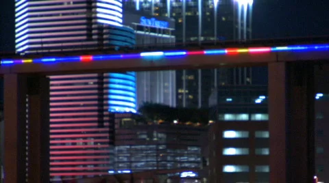 Miami beach at night. Stock Footage 284518