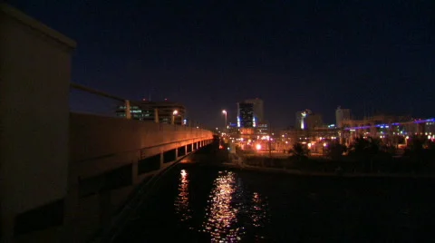 Miami beach at night. Stock-Footage 284587