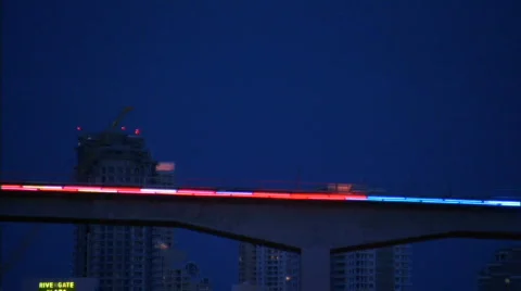 Miami beach at night. Stock Footage 284713