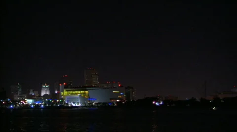 Miami beach at night. Stock-Footage 284762
