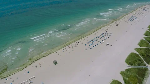 Miami Beach oceanfront 5 Stock Footage 103515863
