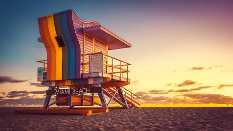 Miami beach Stock Photos