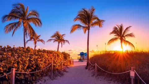 Miami beach 스톡 사진