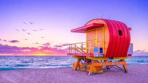 Miami beach 스톡 사진