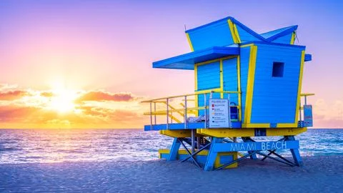 Miami beach 스톡 사진