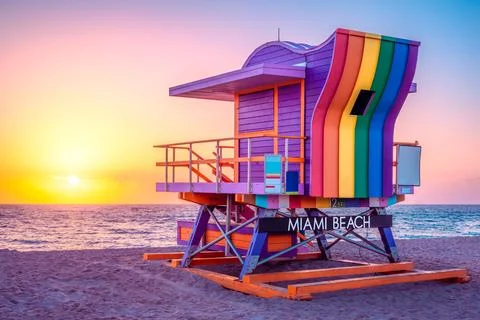 Miami beach 스톡 사진