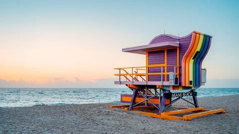 Miami Beach 写真素材