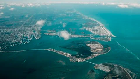 Miami Beach Skyview Stock Photos