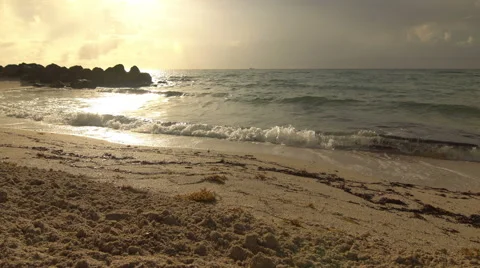 Miami Beach Sunrise Stock Footage 66488313