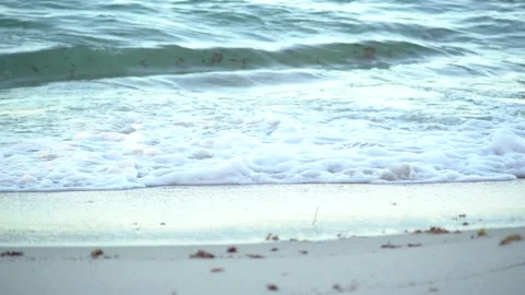 Miami Beach waves 库存影片 133022893