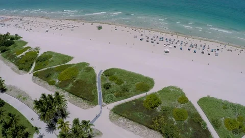 Miami Beach's Oceanfront 3 Stock Footage 103757839