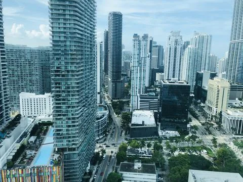 Miami Brickell 写真素材