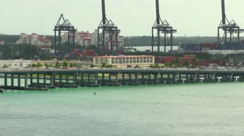 Miami Bridge Time Lapse Stock Footage 10841168