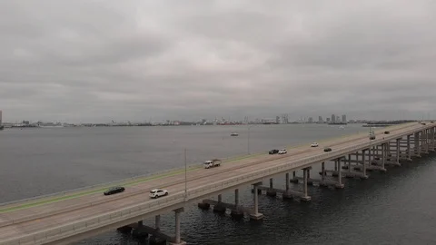 Miami bridge5 Stock Footage 127007403