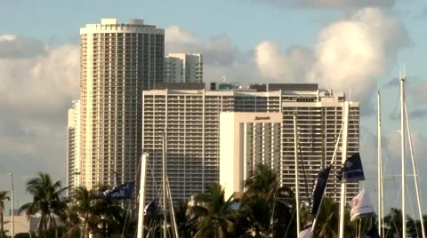 Miami Building 2 스톡 동영상 1090788