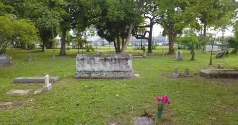 Miami cemetery4 Video stock 138070048