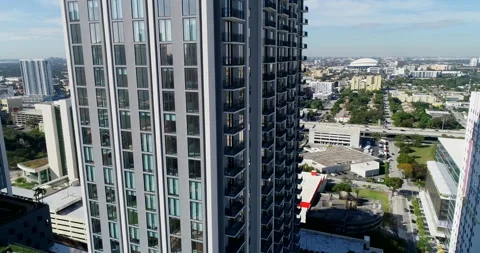 Miami Central Towers Stock Footage 149111628