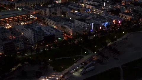 Miami Circa-2015, Aerial View Stock Footage 99928341