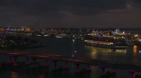 Miami Citiscape Stock Footage 32400226