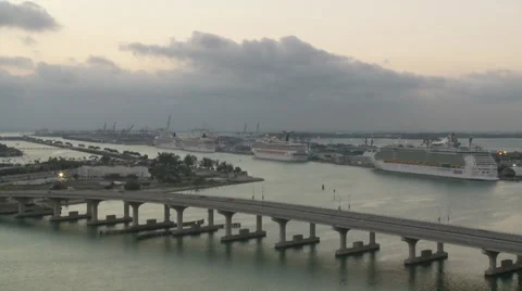 Miami Citiscape Stock Footage 32400355