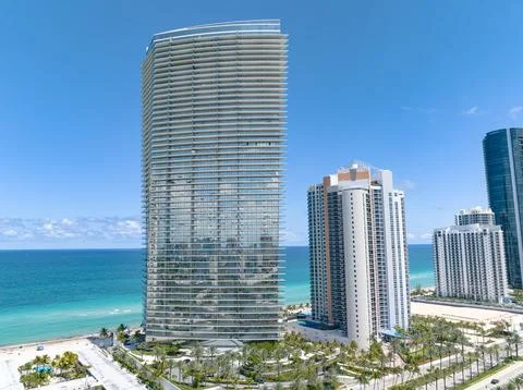 Miami Collins Ave Stock Photos