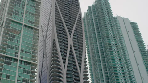 Miami Condominiums 2 Stock Footage 276986585