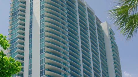 Miami Condominiums 24 Stock Footage 276986461