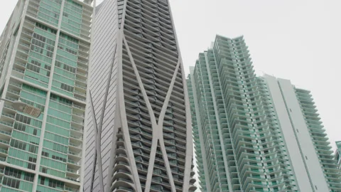 Miami Condominiums 3 Stock Footage 276986608