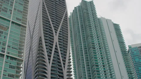 Miami Condominiums 4 Stock Footage 276986642