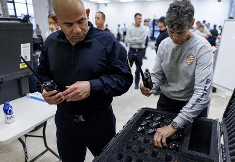 Miami-Dade Fire Rescue task force deploys to Venezuela for earthquake relief, US Stock Photos