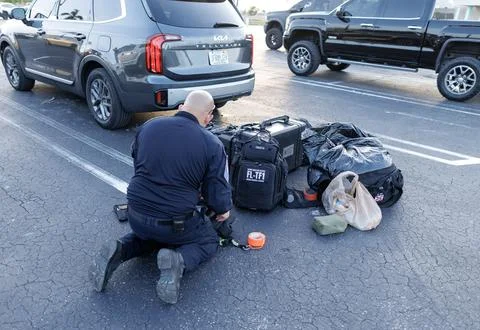 Miami-Dade Fire Rescue task force deploys to Venezuela for earthquake relief, US Stock Photos