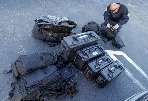 Miami-Dade Fire Rescue task force deploys to Venezuela for earthquake relief, US Stock Photos
