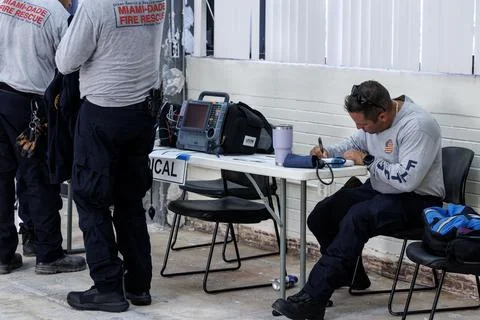 Miami-Dade Fire Rescue task force deploys to Venezuela for earthquake relief, US Stock Photos