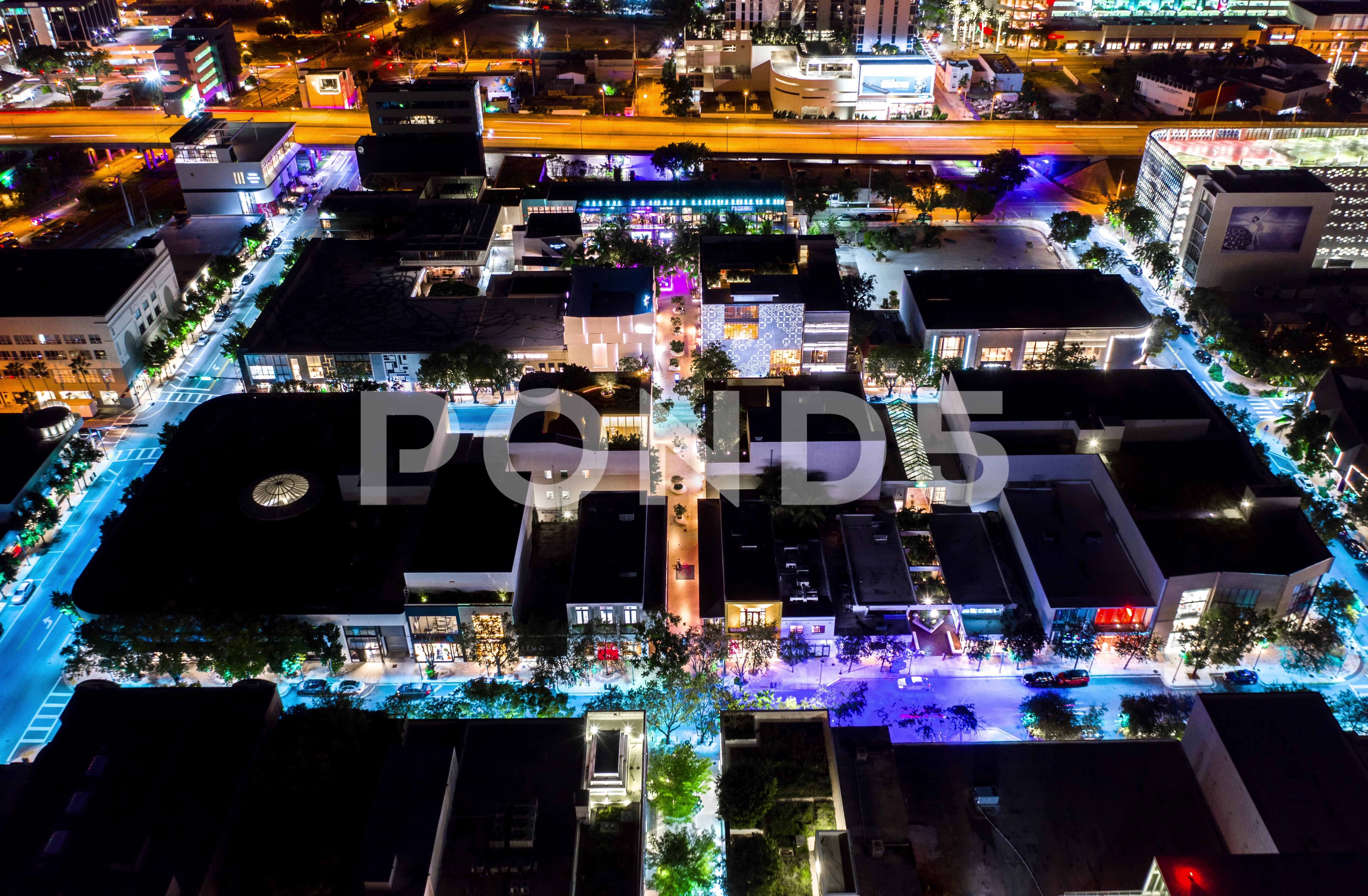 miami design district at night