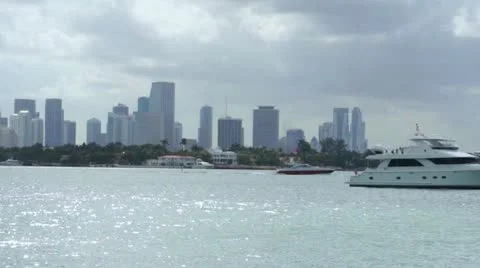Miami Downtown HD Stock Footage 10841158