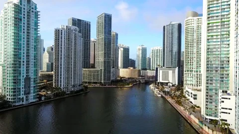 Miami Downtwon Video stock 130063928