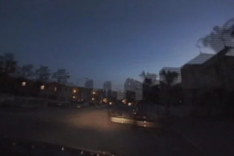 Miami driving at night timelapse Stock Footage 112796