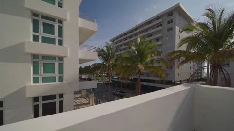 Miami Florida Balcony 2 Video stock 288227844